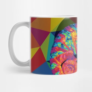 Geo Chameleon Rainbow Mug